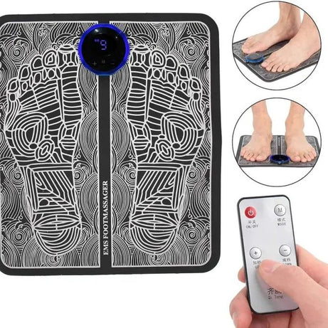 EMS Foot Massager Pad with Remote Improve Blood Circulation Relieve Ache Pain Health Care - Oshi.pk - Buy & Sell Online