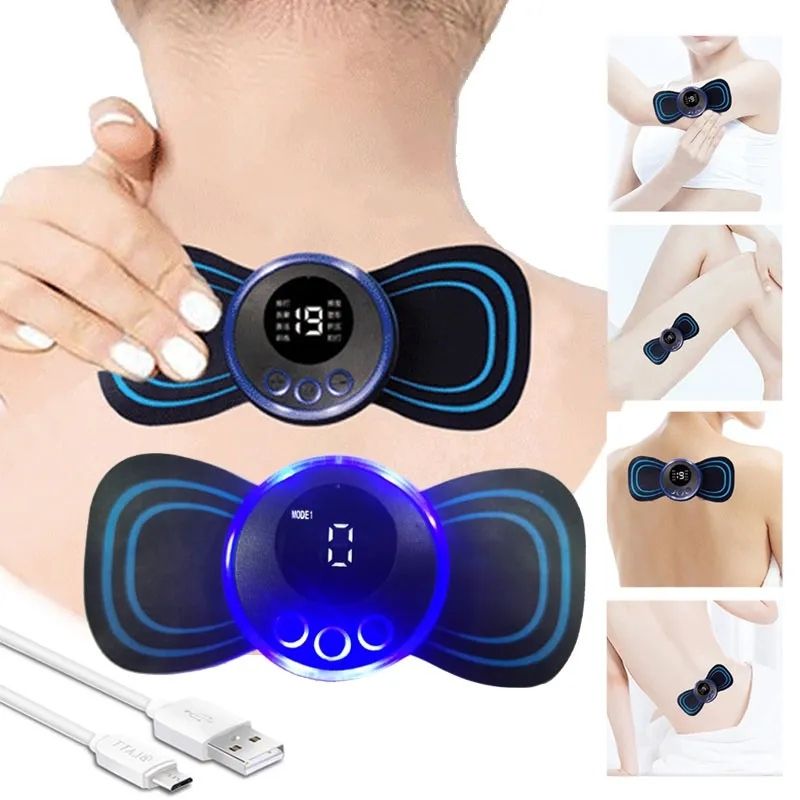 EMS Mini Butterfly Body Massager Pain Relief