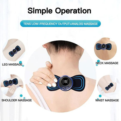 EMS Mini Butterfly Body Massager Pain Relief