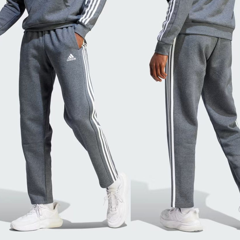 Essentials 3-Stripes Open Hem Adidas High Quality Trouser for Men/Boys