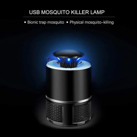 EXORT Electric Mosquito Trap Blue Light | Mosquito Killer Lamp with USB Power | Suction Fan No Zapper Child Safe - Oshi.pk - Buy & Sell Online
