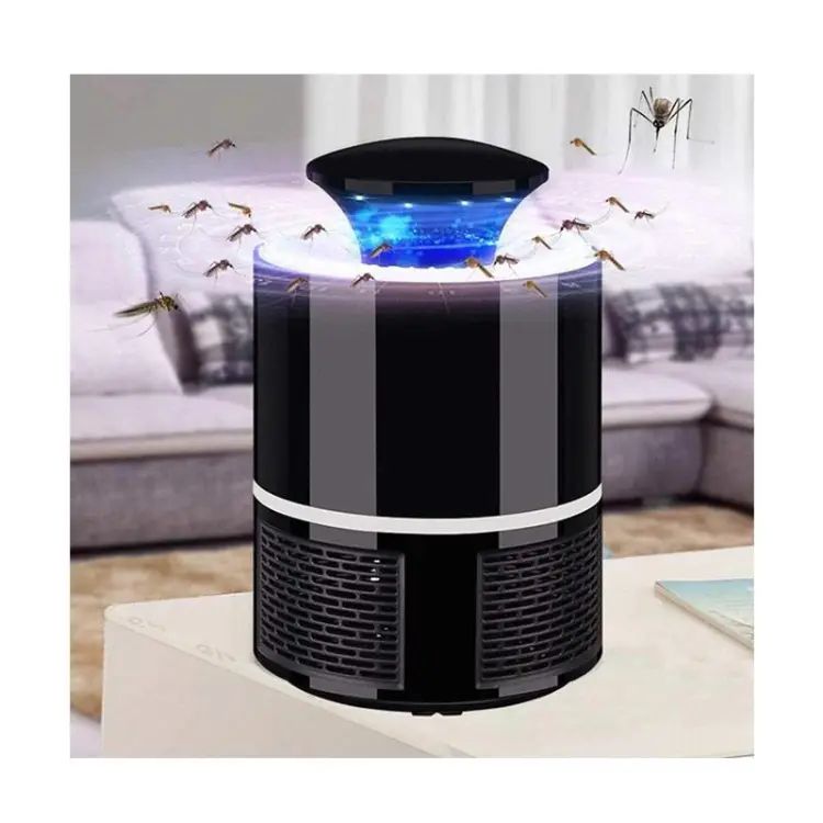 EXORT Electric Mosquito Trap Blue Light | Mosquito Killer Lamp with USB Power | Suction Fan No Zapper Child Safe - Oshi.pk - Buy & Sell Online