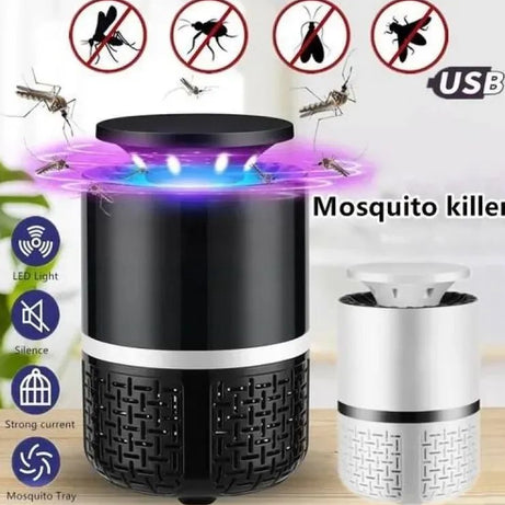 EXORT Electric Mosquito Trap Blue Light | Mosquito Killer Lamp with USB Power | Suction Fan No Zapper Child Safe - Oshi.pk - Buy & Sell Online