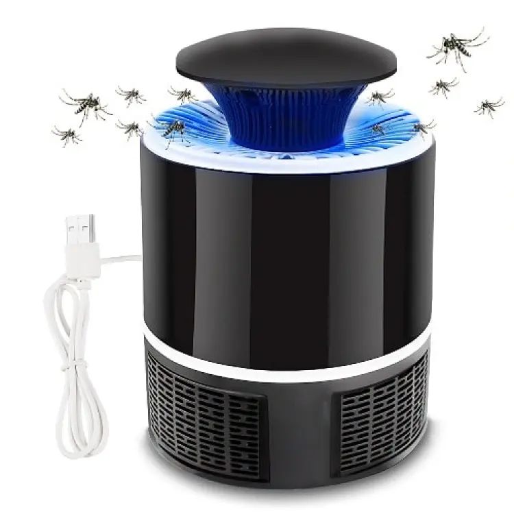 EXORT Electric Mosquito Trap Blue Light | Mosquito Killer Lamp with USB Power | Suction Fan No Zapper Child Safe - Oshi.pk - Buy & Sell Online