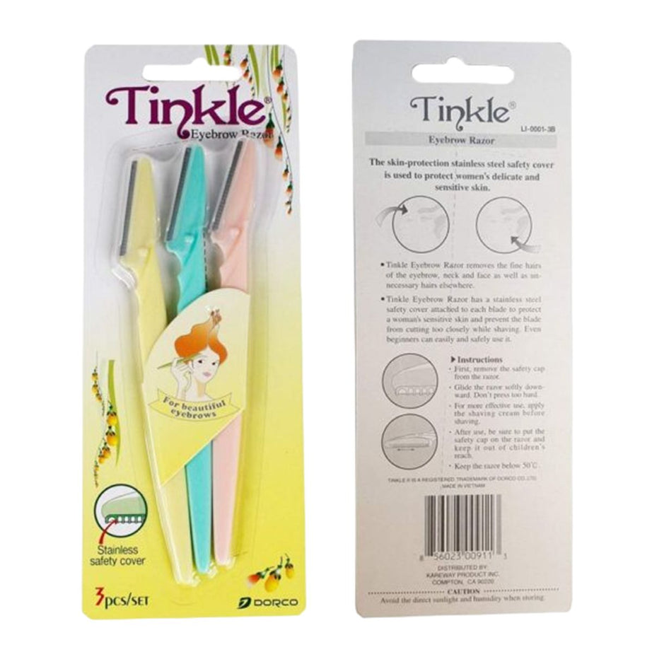 Eyebrow Razor,Facial Hair Remover Eyebrow Trimmer,Sharp Mini Makeup Shaper pack of 3 tinkle - Oshi.pk - Buy & Sell Online