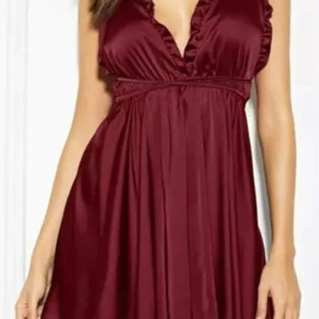 Silken Dreams Knee-Length Spaghetti Strap Nighty - Oshi.pk - Buy & Sell Online