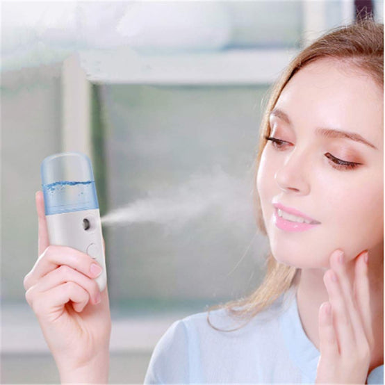 USB Mini Portable Facial Sprayer Humidifier Nano Face Steamer Handheld Face Hydrating Machine - Oshi.pk - Buy & Sell Online