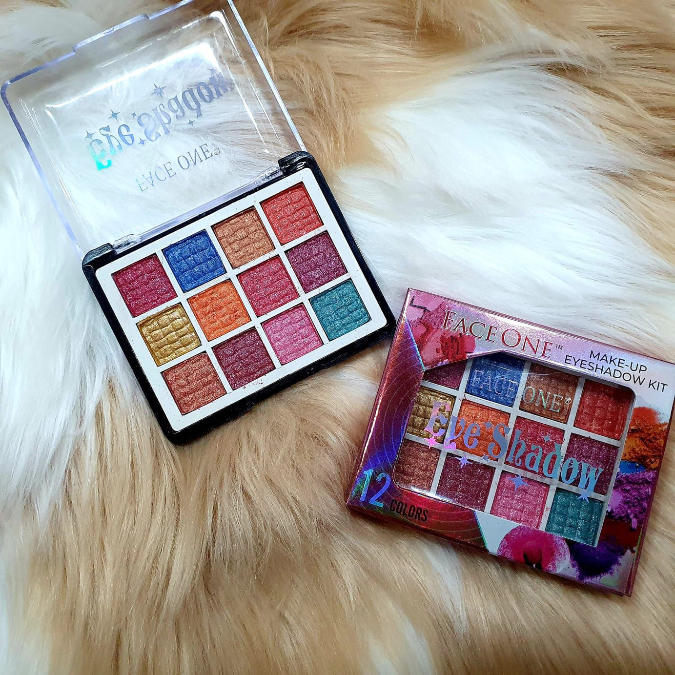 FACE ONE 12 COLOR PIGMENT EYESHADOW PALETTE - Oshi.pk - Buy & Sell Online