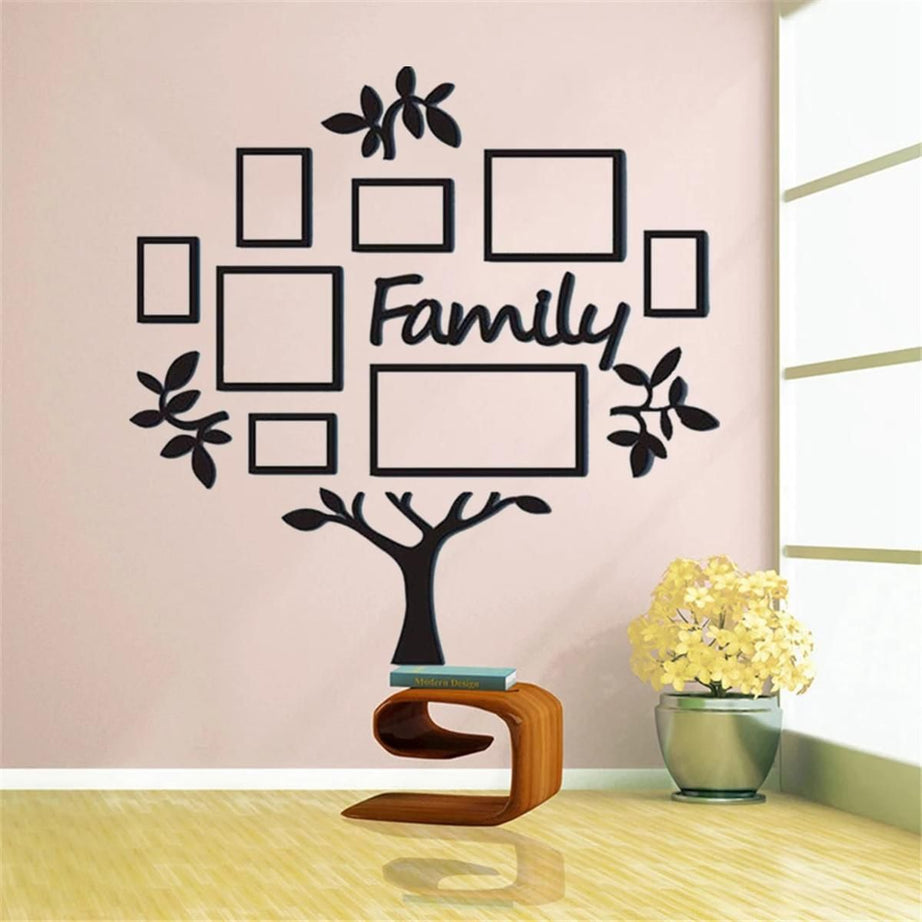 Family Written Tree Set Acrylic Wall Art - Oshi.pk - Buy & Sell Online