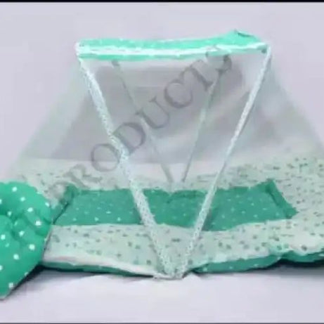 Fancy Baby Sleeping bag with Mosquito net Embroided Frill Crib 0-1 Year Infant Portable Folding Baby Cots Net Infant Sleeping Bag - baby bistar gaddi - Oshi.pk - Buy & Sell Online