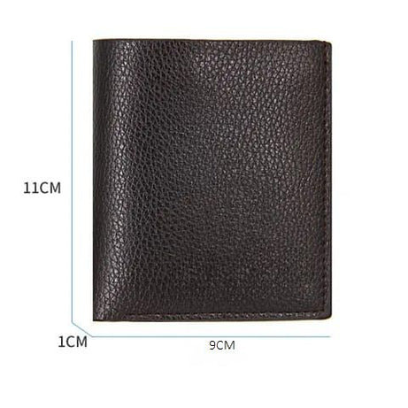 Fashion Card PU Leather Thin Wallet Short Leather Purses Bifold Money Clip ID Card Holder Men Wallet - Oshi.pk - Buy & Sell Online