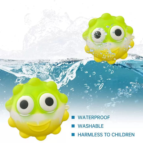 Fidget Ball Big Eyes Rainbow Silicone Ball Fidget Sensory Ball Toy - Oshi.pk - Buy & Sell Online