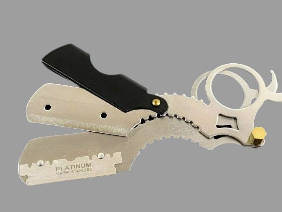 Finger Ring Style Barber Razor For Personal Or Professional Use In Saloons ,Men Hair Trimmer Shaving Razor - Oshi.pk - Buy & Sell Online