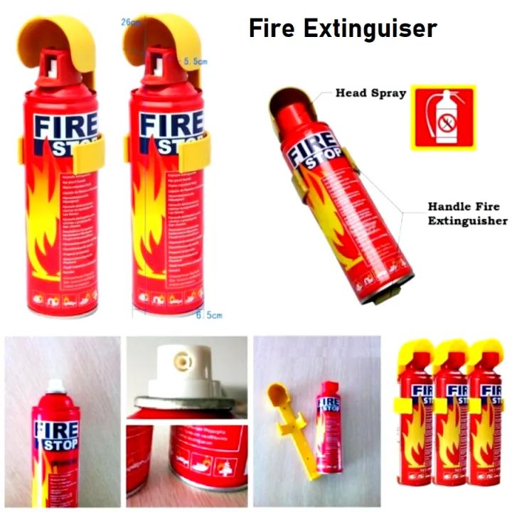 Fire Stop Spray 500 ml Portable firee Extinguisher Can Stop firee Safety Foam Non Toxic Environmentally Safe Ozone Friendly Formula Easy To Operate An - Oshi.pk - Buy & Sell Online