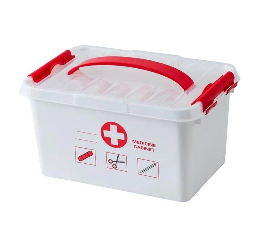First Aid Box Empty Medicine Pills Storage Box Organizer First Aid Kit Medicine Box Medical Supplies Organizer - Oshi.pk - Buy & Sell Online