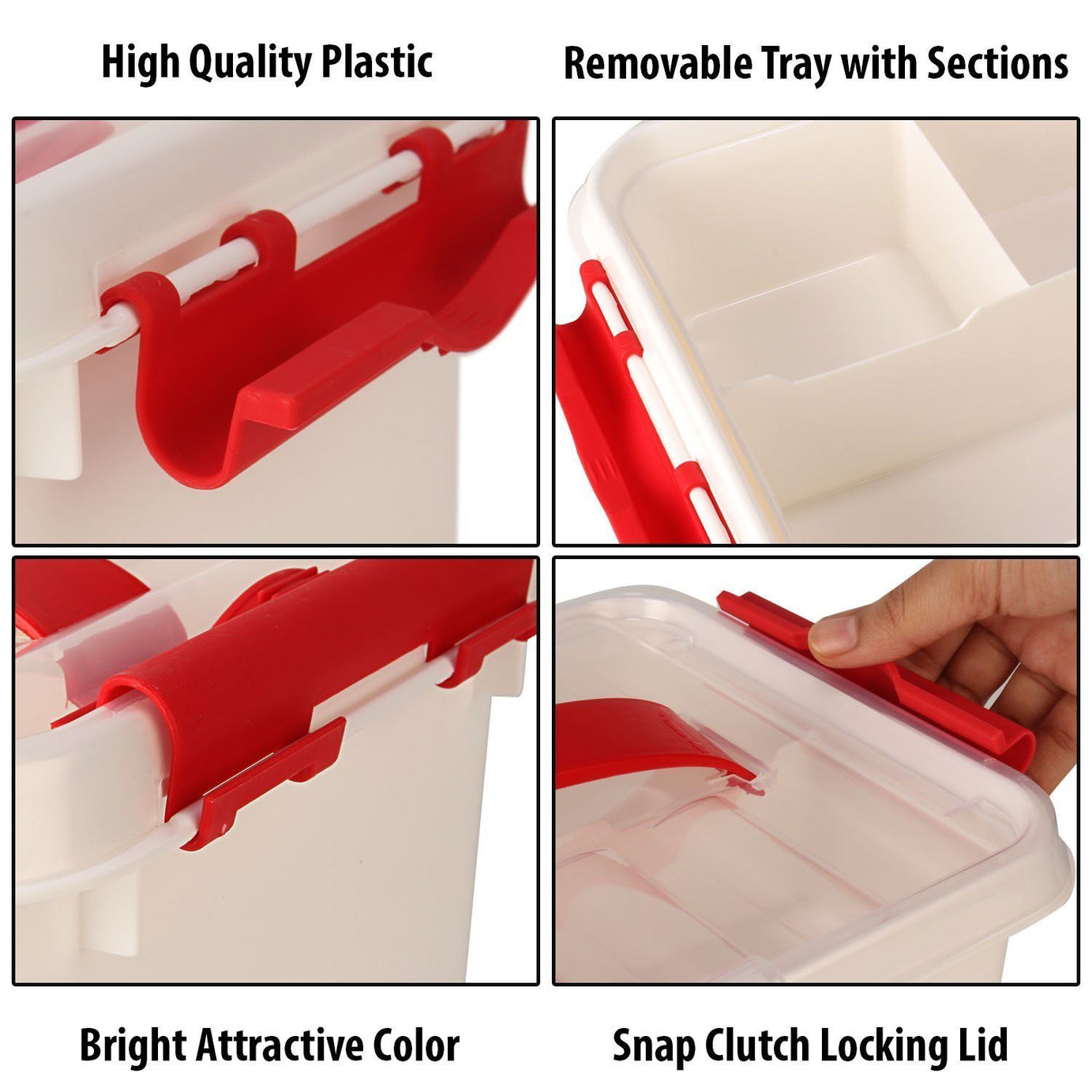 First Aid Box Empty Medicine Pills Storage Box Organizer First Aid Kit Medicine Box Medical Supplies Organizer - Oshi.pk - Buy & Sell Online