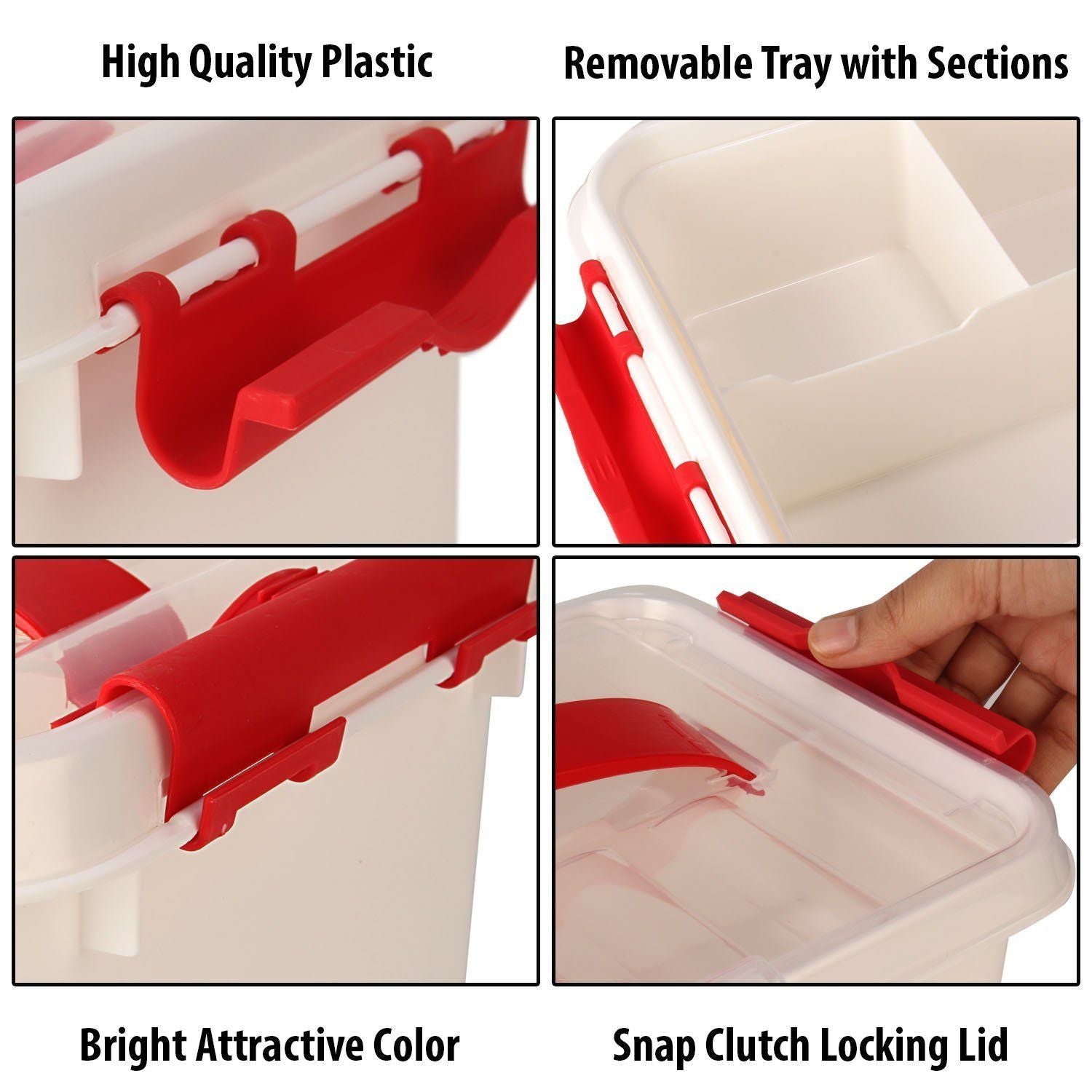 First Aid Box Empty Medicine Pills Storage Box Organizer First Aid Kit Medicine Box Medical Supplies Organizer - Oshi.pk - Buy & Sell Online