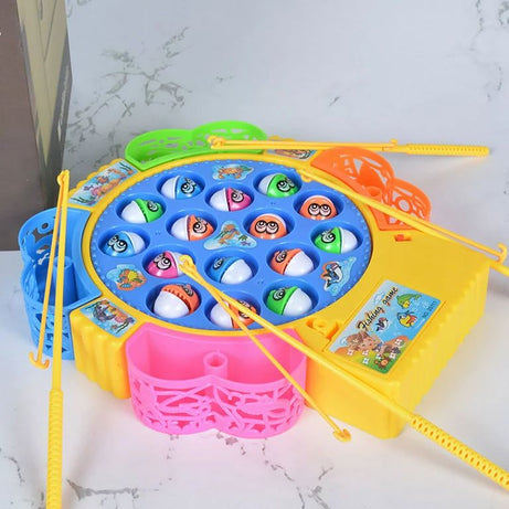 Fishing Game Toy Set with Rotating Board 15 Fishes For Kids - Oshi.pk - Buy & Sell Online