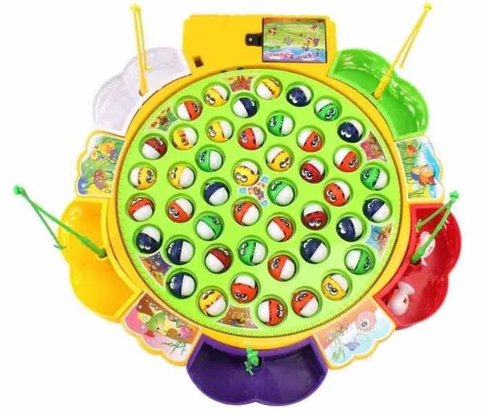 Fishing Game Toy Set with Rotating Board 45 Fishes For Kids - Oshi.pk - Buy & Sell Online