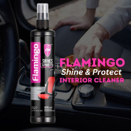 Flamingo Car Interior Cleaner & Shiner 295ML - Oshi.pk - Buy & Sell Online