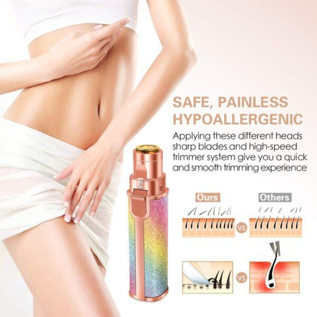 Flawless 2in1 Eyebrow Trimmer and Hair Remover For Women - Oshi.pk - Buy & Sell Online