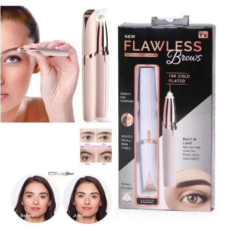 FLAWLESS EYEBROW HAIR REMOVER TRIMMER ELECTRIC PEN TRIMMER - Oshi.pk - Buy & Sell Online