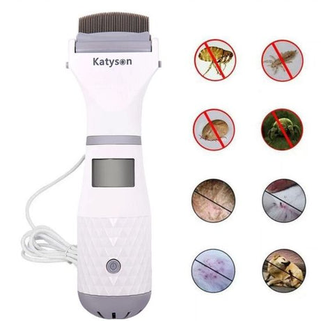 Flea comb Eliminate lice and fleas Lice catcher Insect repellent Pet supplies Hair cleaner Lice comb Electric - Oshi.pk - Buy & Sell Online