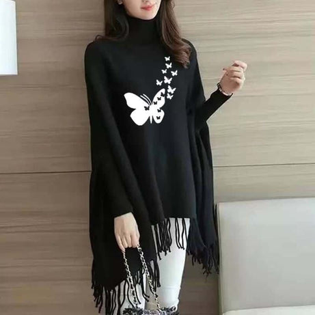 Fleece Poncho for Girls Cozy and Stylish Winter Fashion - Oshi.pk - Buy & Sell Online