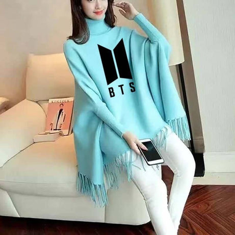 Fleece Poncho for Girls Cozy and Stylish Winter Fashion - Oshi.pk - Buy & Sell Online