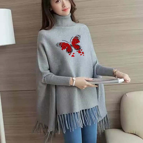 Fleece Poncho for Girls Cozy and Stylish Winter Fashion - Oshi.pk - Buy & Sell Online