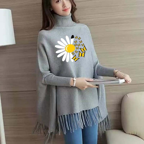 Fleece Poncho for Girls Cozy and Stylish Winter Fashion - Oshi.pk - Buy & Sell Online