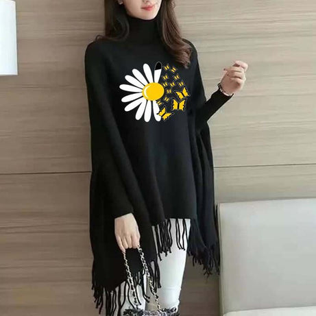 Fleece Poncho for Girls Cozy and Stylish Winter Fashion - Oshi.pk - Buy & Sell Online