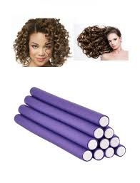 Flexible Curling Hair Rods Soft Foam Hair Rollers Small Twist-Flex Foam Hair Curlers No Heat Spiral Curlers for Long Medium Short Hair - Oshi.pk - Buy & Sell Online