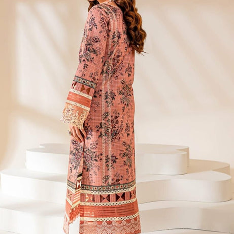 Flora Cotton Satin 2 PC un-stitched by JADE - Oshi.pk - Buy & Sell Online