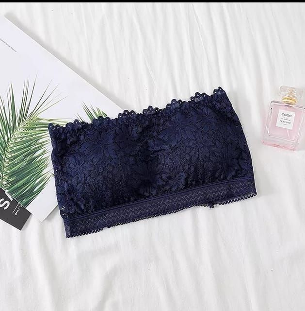 Flower Laced Strapless Padded - Oshi.pk - Buy & Sell Online