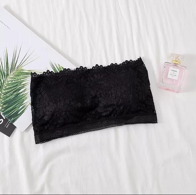 Flower Laced Strapless Padded - Oshi.pk - Buy & Sell Online