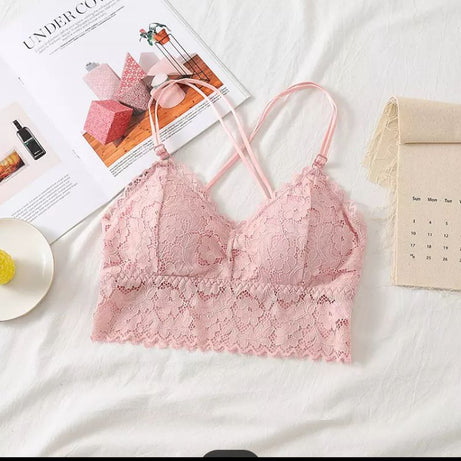 Laced Padded Bra with Adjustable Starps - Oshi.pk - Buy & Sell Online