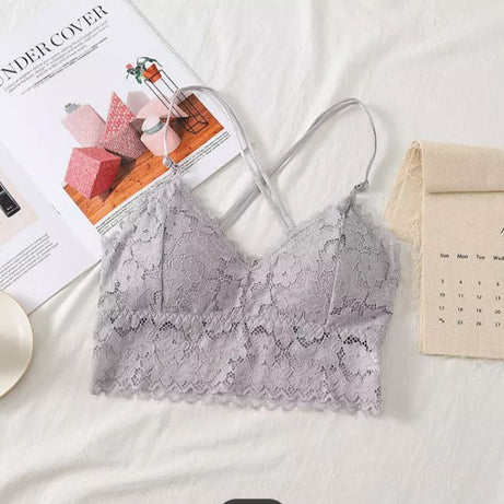 Laced Padded Bra with Adjustable Starps - Oshi.pk - Buy & Sell Online