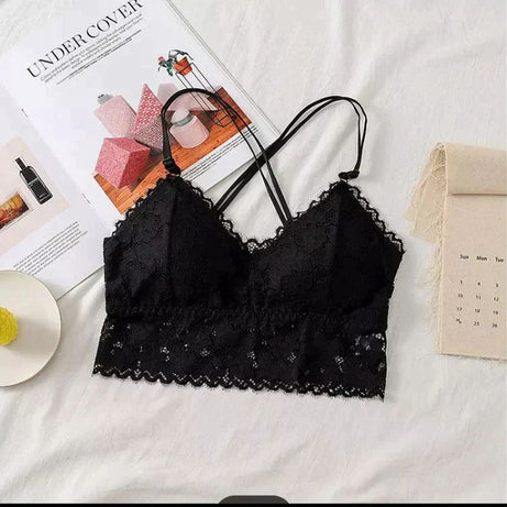 Laced Padded Bra with Adjustable Starps - Oshi.pk - Buy & Sell Online