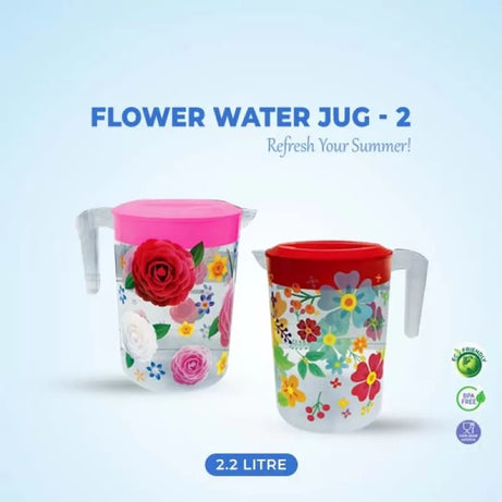 Flower Water jug 2 pcs - Oshi.pk - Buy & Sell Online