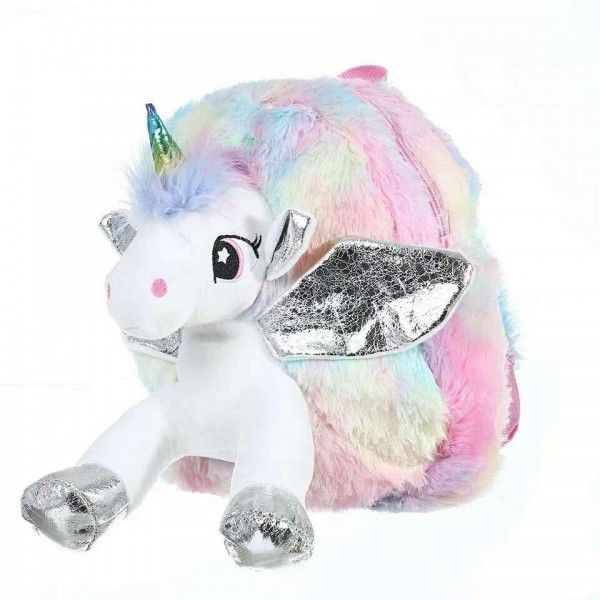 Fluffy Unicorn Backpack for Kids - Oshi.pk - Buy & Sell Online