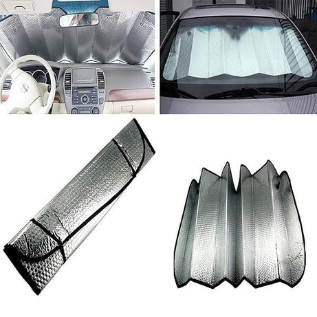 Foldable Car Windscreen Sun Shade Cover UV Protection - Oshi.pk - Buy & Sell Online
