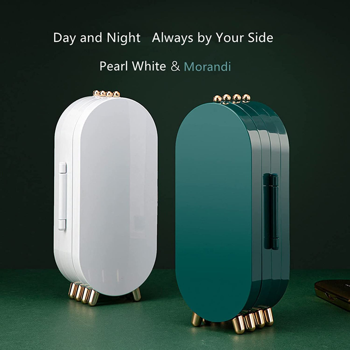 Foldable Jewellery Box Organizers With Mirror | Ear Ring Hanging Holder | Earringgs Hanger Stand Low Price | New Gift For Girls - Oshi.pk - Buy & Sell Online