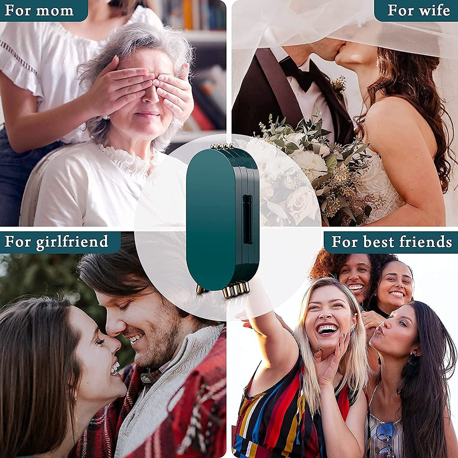 Foldable Jewellery Box Organizers With Mirror | Ear Ring Hanging Holder | Earringgs Hanger Stand Low Price | New Gift For Girls - Oshi.pk - Buy & Sell Online