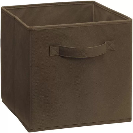 Foldable Storage Cubes Organizer Basket Bin Storage Boxes Storage Container with Handles for Travel Moving Toy Storage Box-Brown - Oshi.pk - Buy & Sell Online