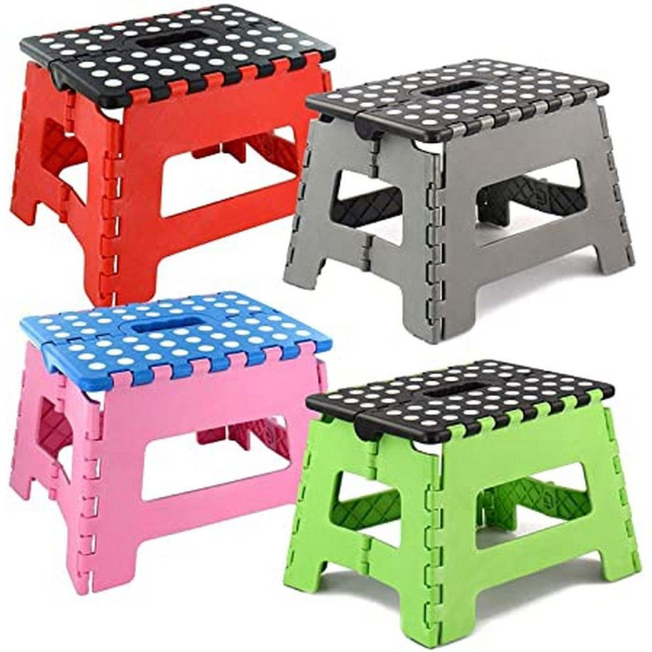 Folding Home Kids Children Plastic Step Stool Portable Folding Chair Small Bench Living Room Furniture Home - Oshi.pk - Buy & Sell Online