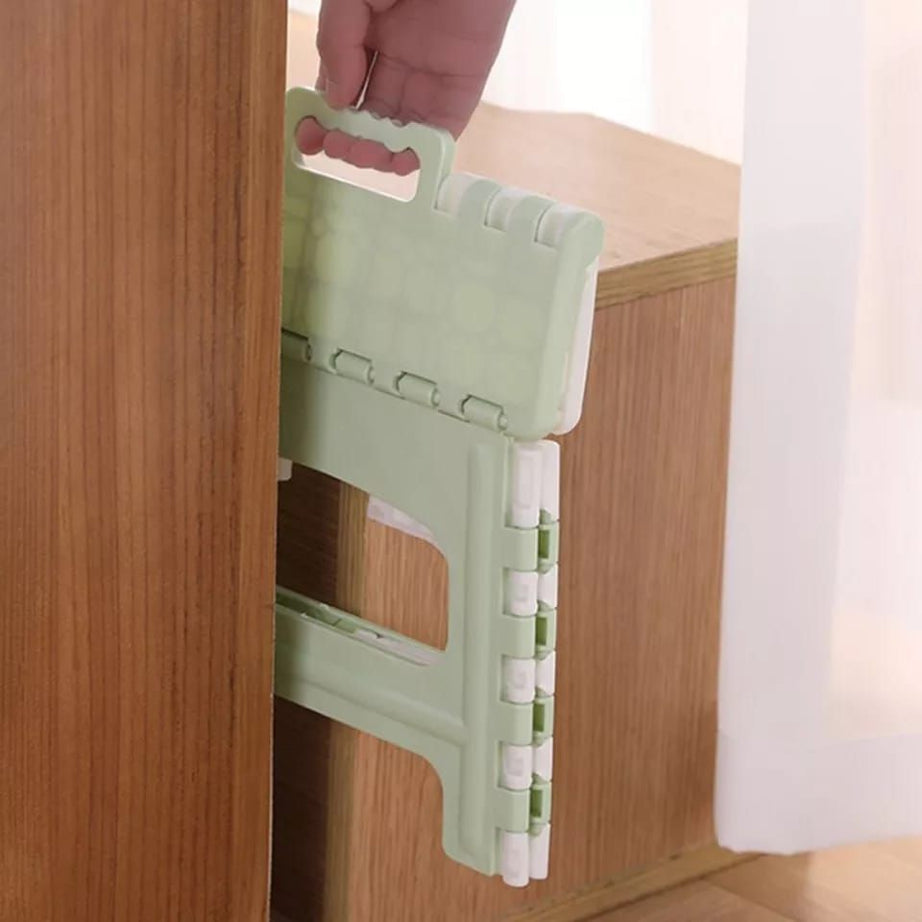 Folding Home Kids Children Plastic Step Stool Portable Folding Chair Small Bench Living Room Furniture Home - Oshi.pk - Buy & Sell Online