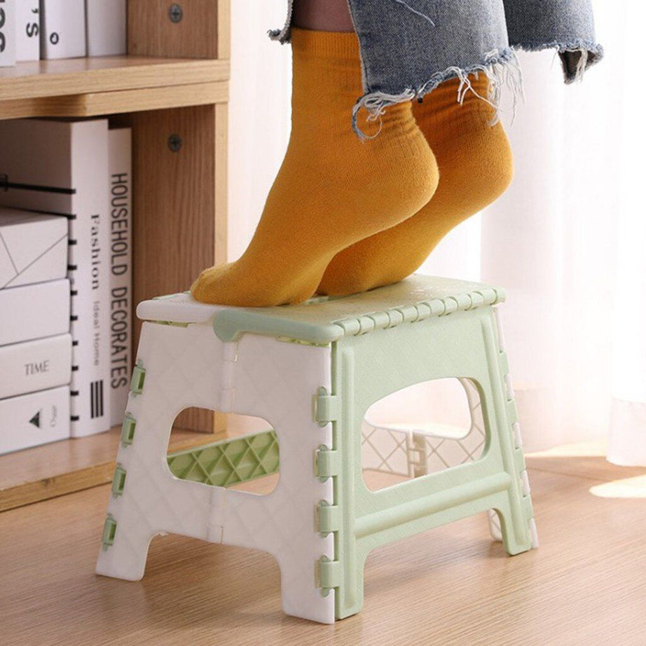 Folding Home Kids Children Plastic Step Stool Portable Folding Chair Small Bench Living Room Furniture Home - Oshi.pk - Buy & Sell Online