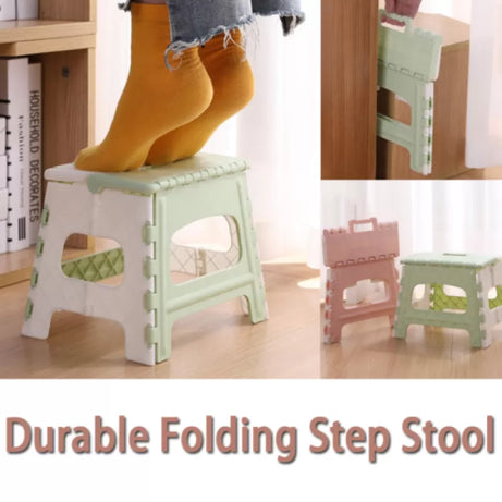 Folding Step Stool Plastic With Handle Multi Purpose Home Train Outdoor Storage - Oshi.pk - Buy & Sell Online