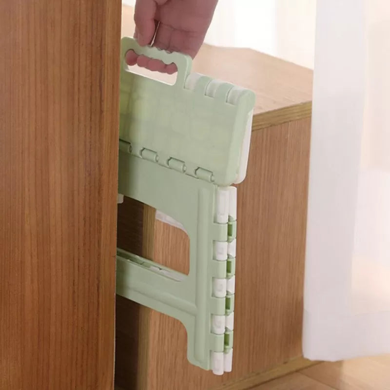 Folding Step Stool Plastic With Handle Multi Purpose Home Train Outdoor Storage - Oshi.pk - Buy & Sell Online